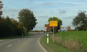 Abstand Ortsschild